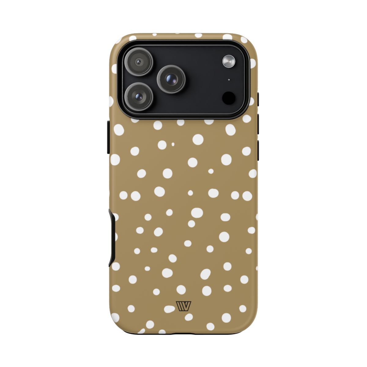 Dark Beige Dots Tough Phone Case – iPhone 18 Pro Max, Matte