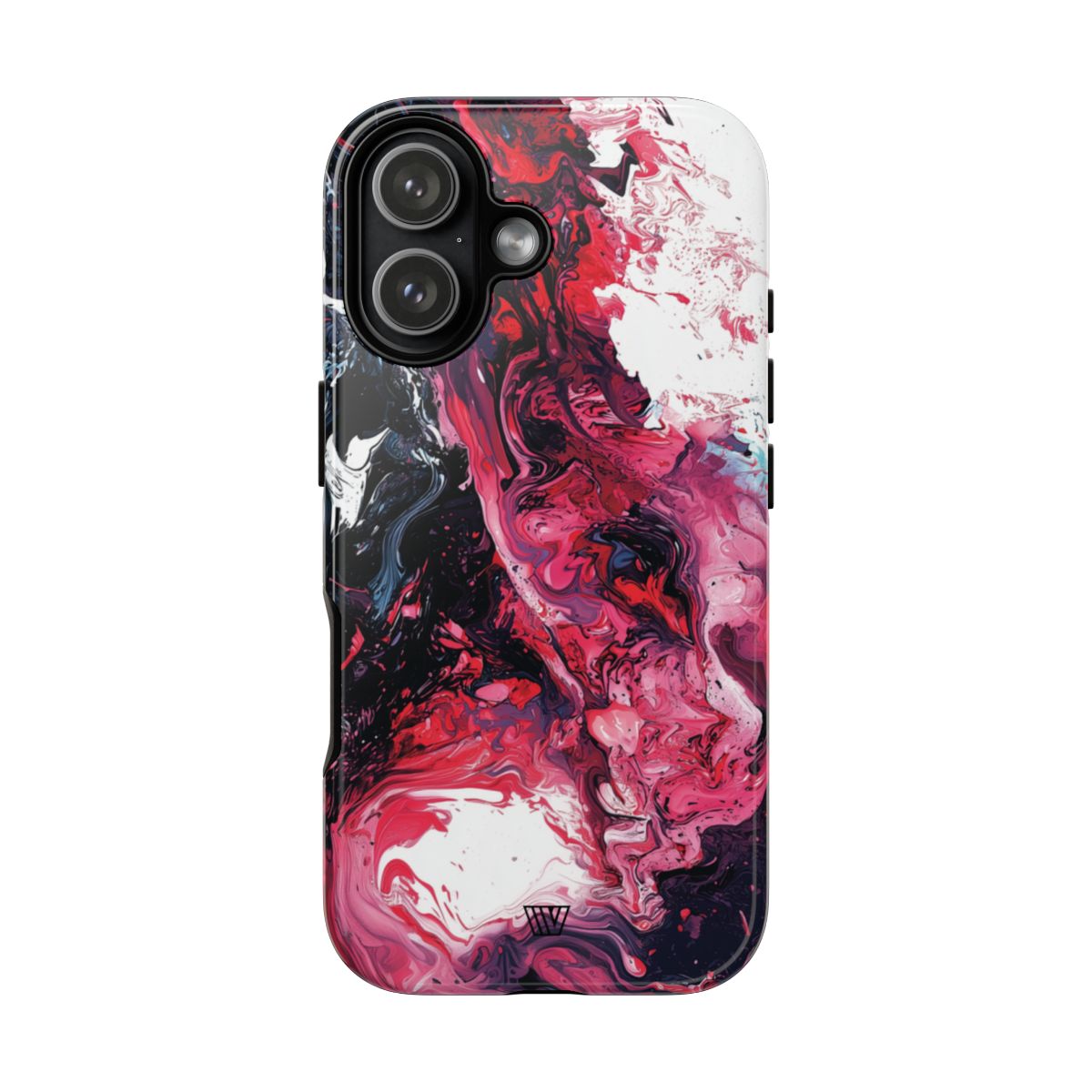 Ruby Flow Tough Phone Case – iPhone 17, Glossy