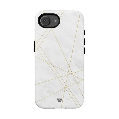Gold Lines Tough Phone Case – iPhone 17e, Matte