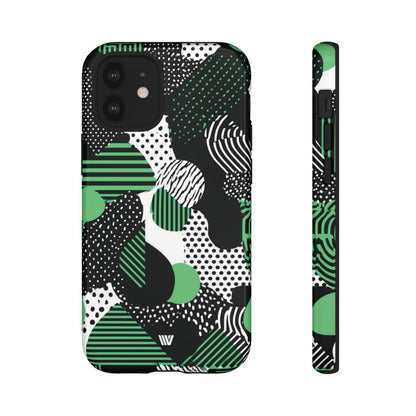 Pattern Clash Tough Phone Case – iPhone 12 Mini, Glossy