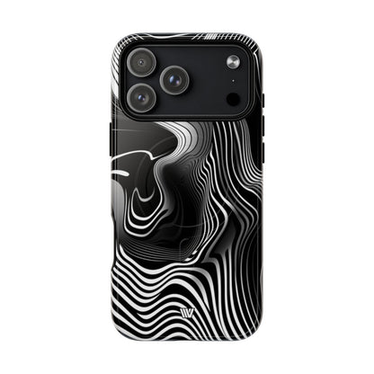 ABSTRACT ZEBRA STRIPES | MagSafe Tough iPhone Case