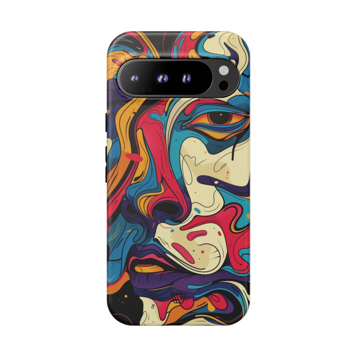 Abstract Gaze Tough Phone Case – Google Pixel 9 Pro XL, Matte