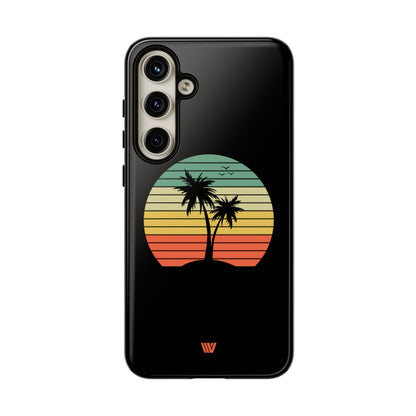 Retro Palms Tough Phone Case – Samsung Galaxy S24 Plus, Glossy