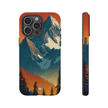 Sunset Summit Tough Phone Case – iPhone 15 Pro Max, Matte
