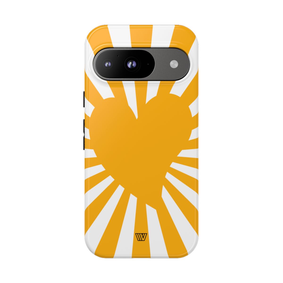 Heart Sun Rays Tough Phone Case – Google Pixel 9, Glossy
