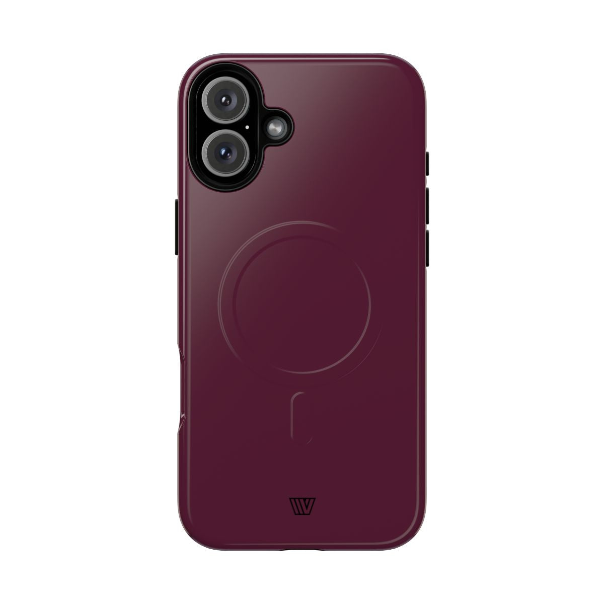 Wine Berry MagSafe Tough iPhone Case – iPhone 16 Plus, Glossy
