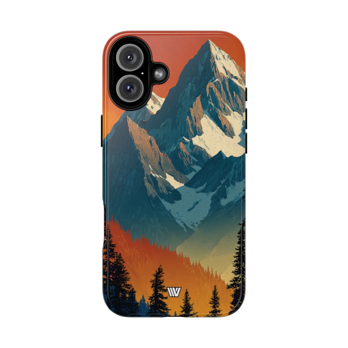Sunset Summit Tough Phone Case – iPhone 16 Plus, Glossy