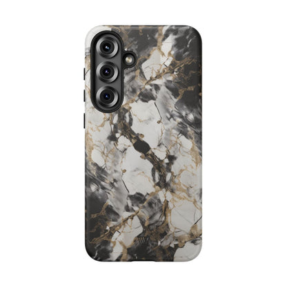 Marble Tough Phone Case – Samsung Galaxy S25 Plus, Matte