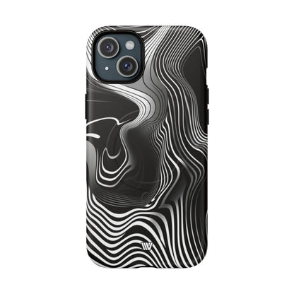 ABSTRACT ZEBRA STRIPES | MagSafe Tough iPhone Case