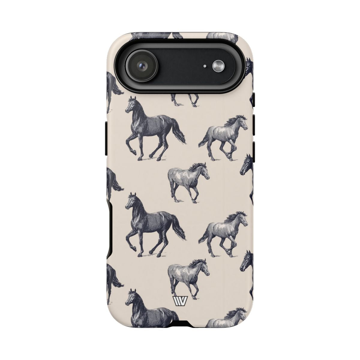 Horse Sketches Tough Phone Case – iPhone 17 Air, Matte