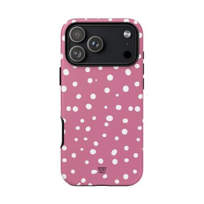 Blush Red Dots Tough Phone Case – iPhone 18 Pro Max, Matte