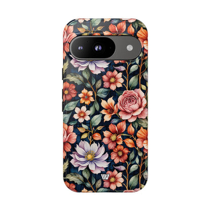 Night Bloom Bouquet Tough Phone Case – Google Pixel 9, Glossy