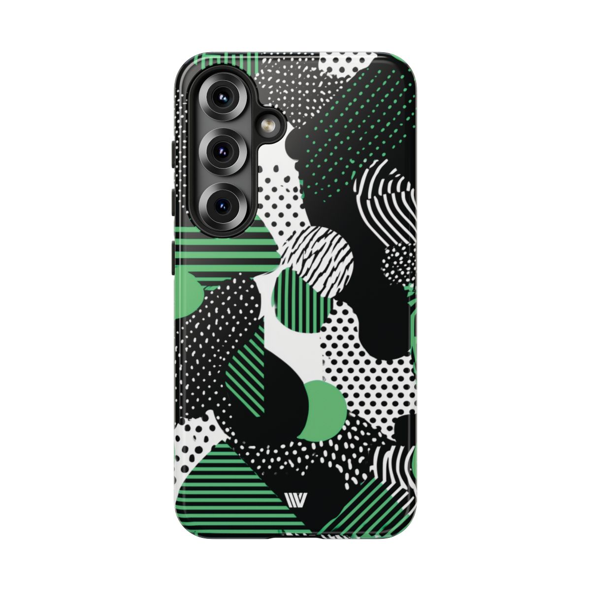 Pattern Clash Tough Phone Case – Samsung Galaxy S25, Glossy