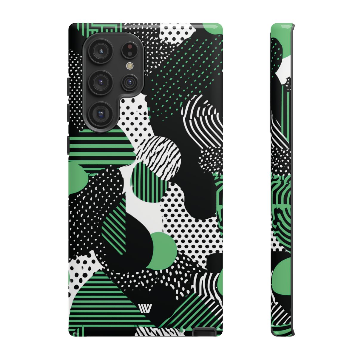 Pattern Clash Tough Phone Case – Samsung Galaxy S22 Ultra, Glossy