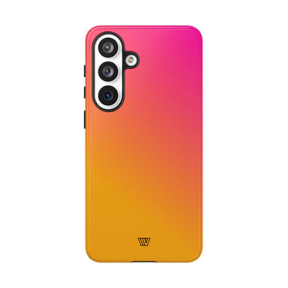 Hot Pink Orange Tough Phone Case – Samsung Galaxy S26 Plus, Glossy