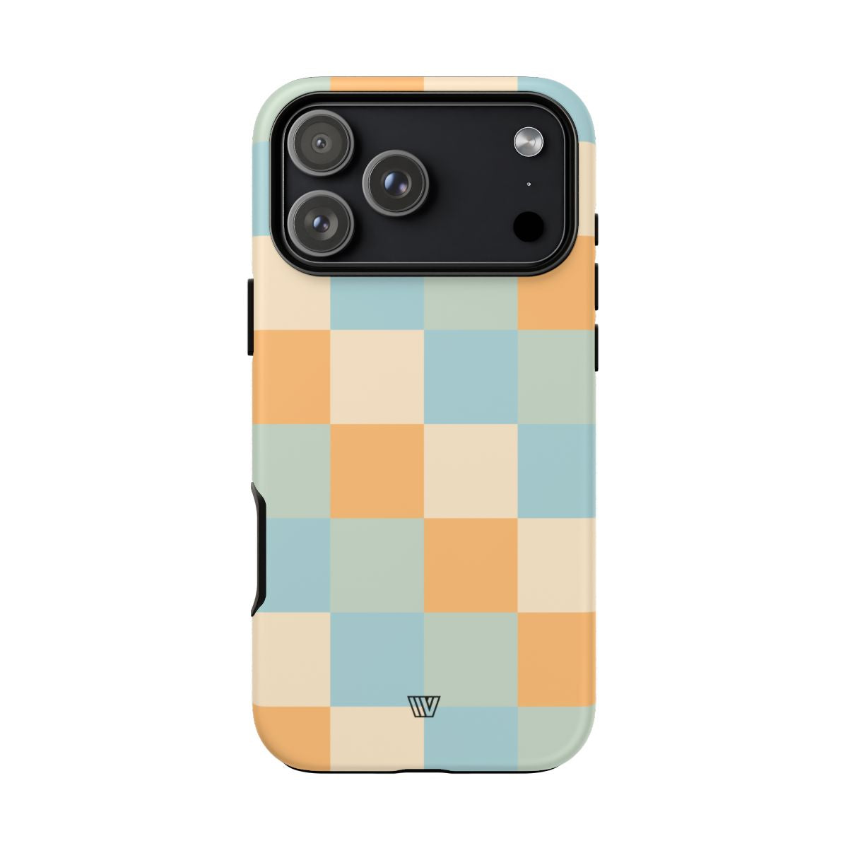 Daisy Checkerboard Tough Phone Case – iPhone 18 Pro Max, Matte