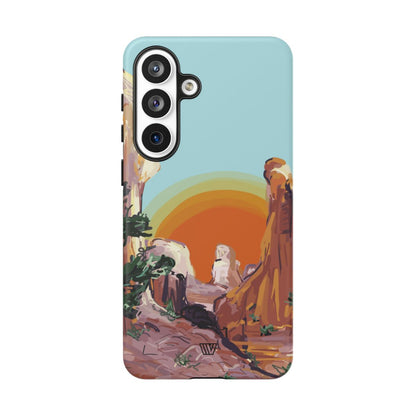 Desert Sunrise Trovvve x Earth Formations Tough Phone Case – Samsung Galaxy S26 Plus, Matte