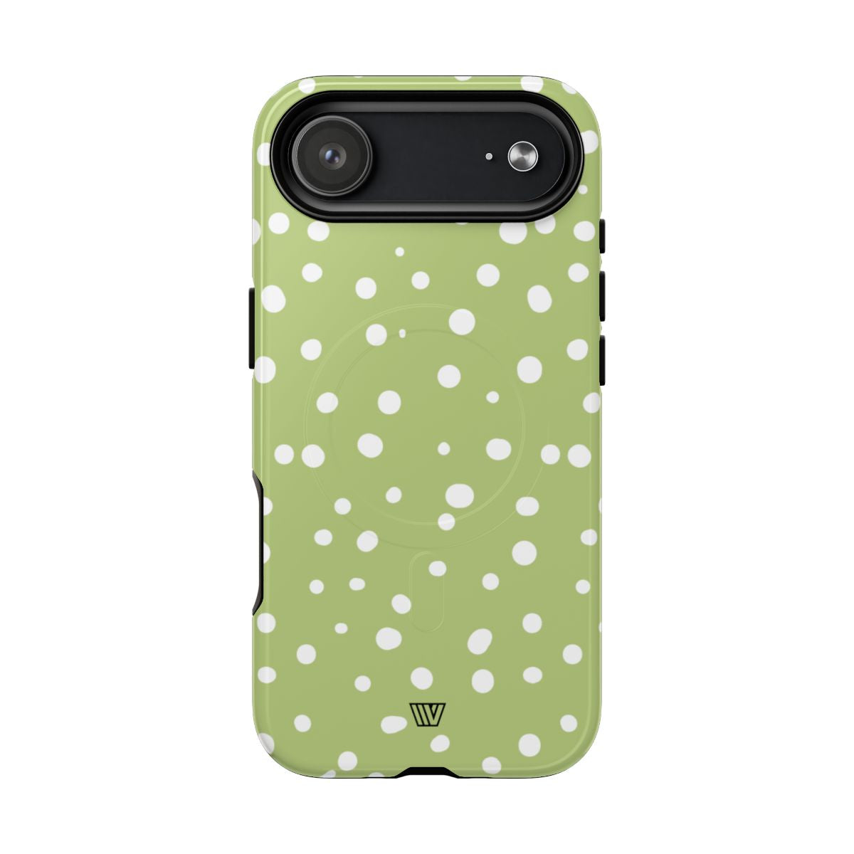 PALE OLIVE DOTS | MagSafe Tough iPhone Case
