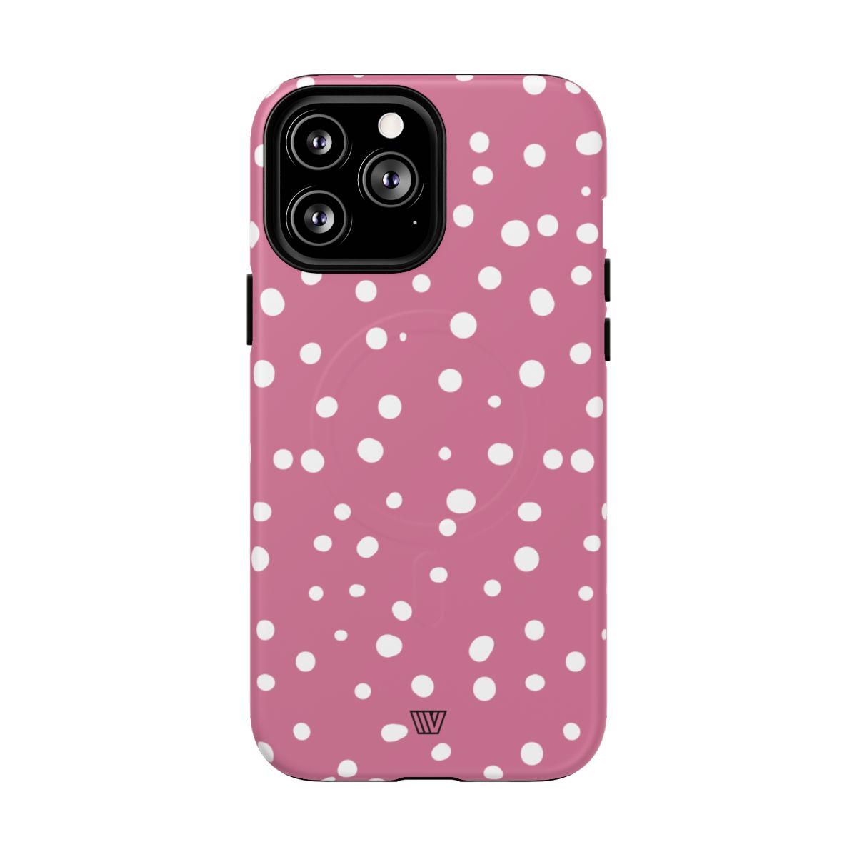 Blush Red Dots MagSafe Tough iPhone Case – iPhone 13 Pro Max, Matte
