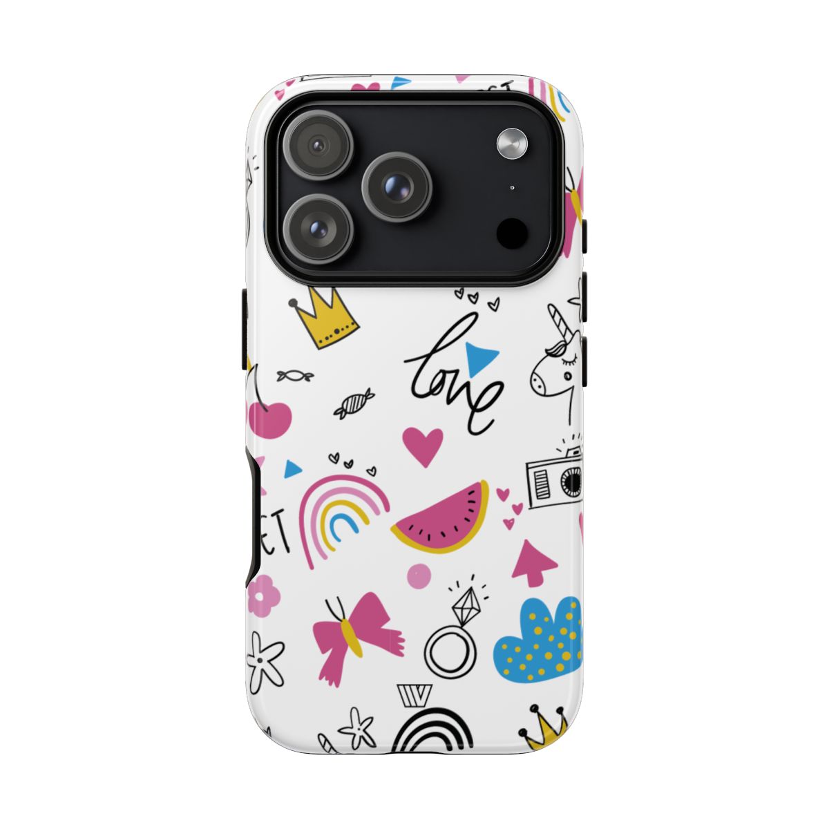 Sweet Love Tough Phone Case – iPhone 17 Pro, Glossy