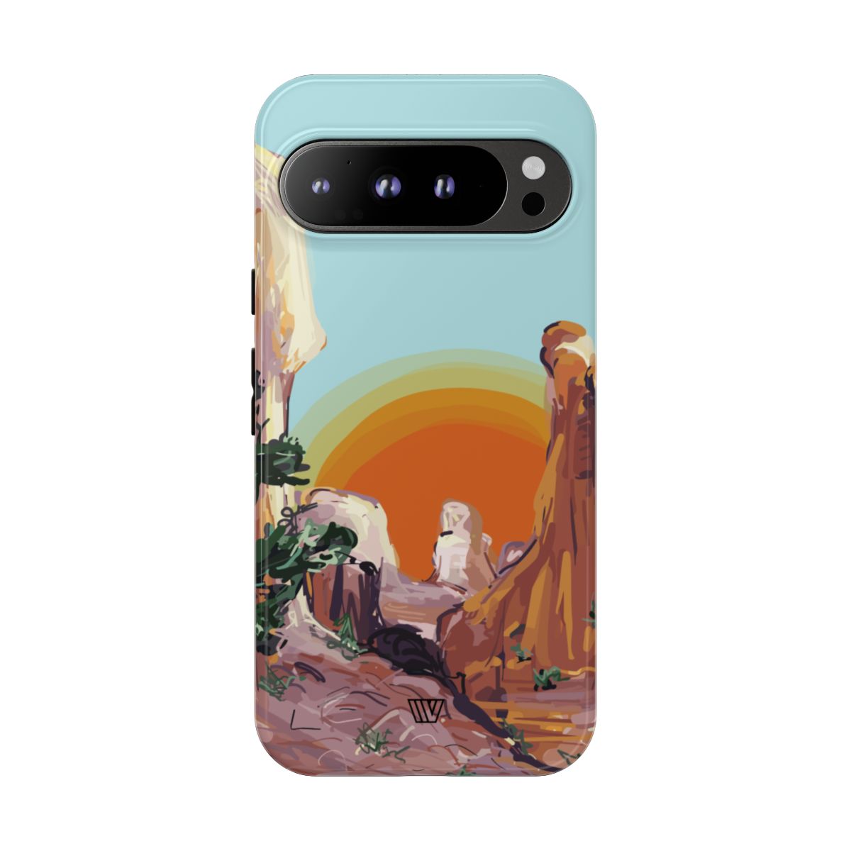 Desert Sunrise Trovvve x Earth Formations Tough Phone Case – Google Pixel 9 Pro XL, Glossy