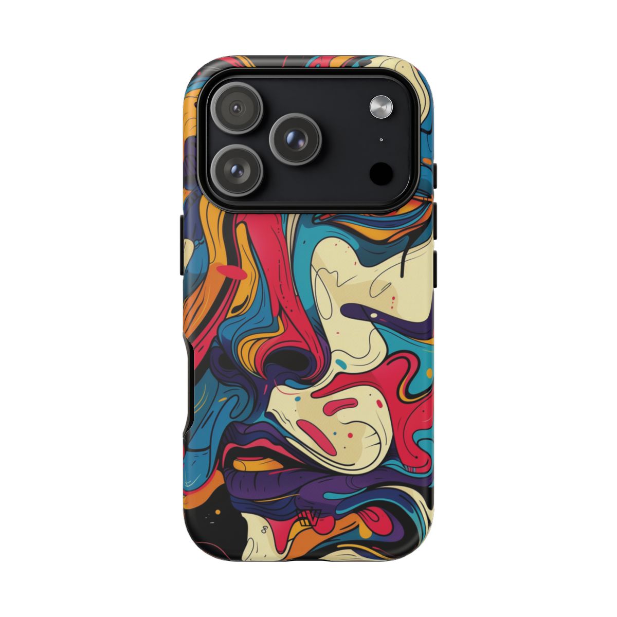 Abstract Gaze Tough Phone Case – iPhone 17 Pro, Matte