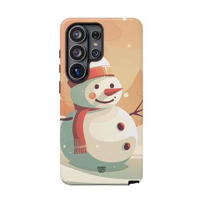 Sunset Snowman Tough Phone Case – Samsung Galaxy S26 Ultra, Matte