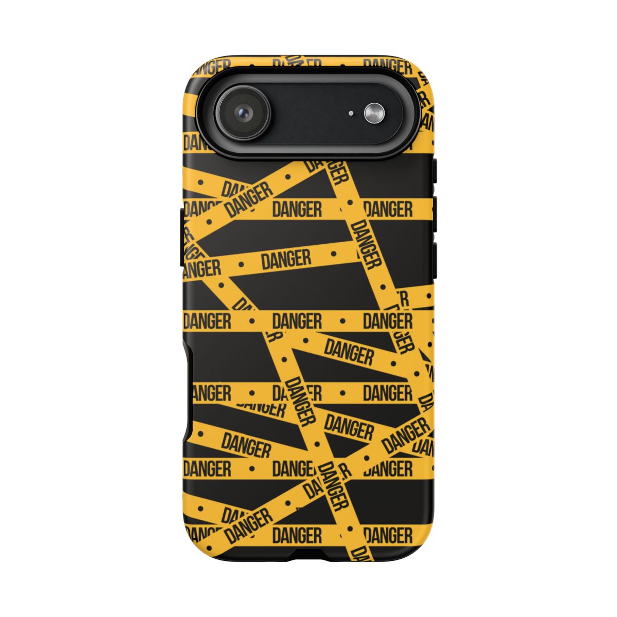 Danger Tape Tough Phone Case – iPhone 17 Air, Matte