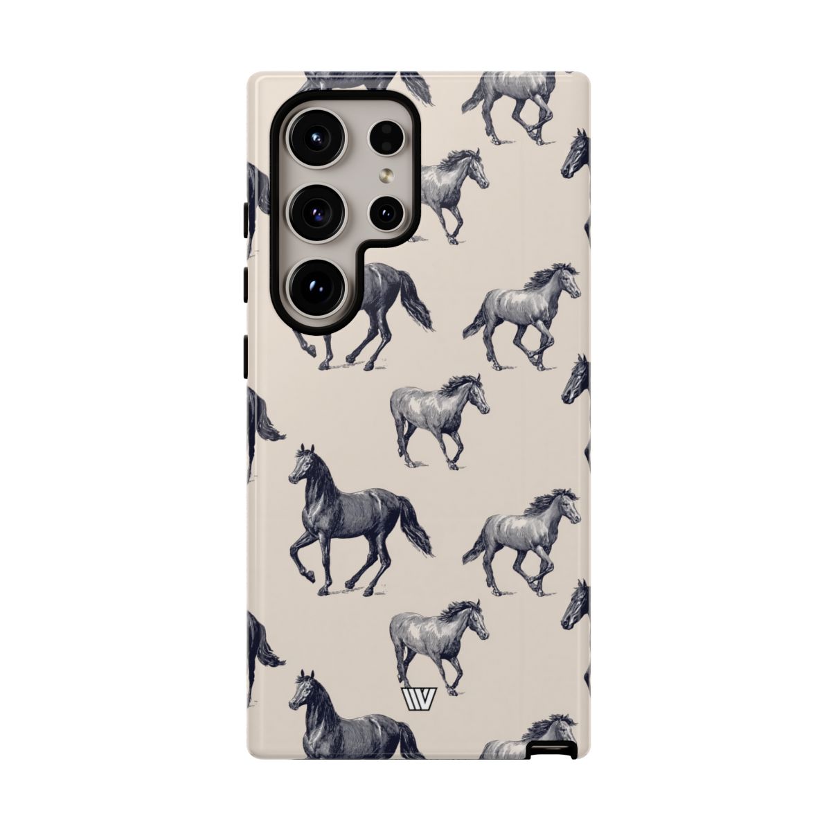 Horse Sketches Tough Phone Case – Samsung Galaxy S24 Ultra, Glossy