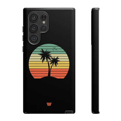 Retro Palms Tough Phone Case – Samsung Galaxy S22 Ultra, Glossy