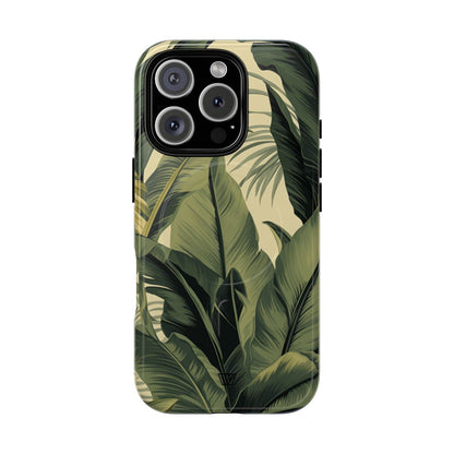 TROPICAL LEAVES | MagSafe Tough iPhone Case