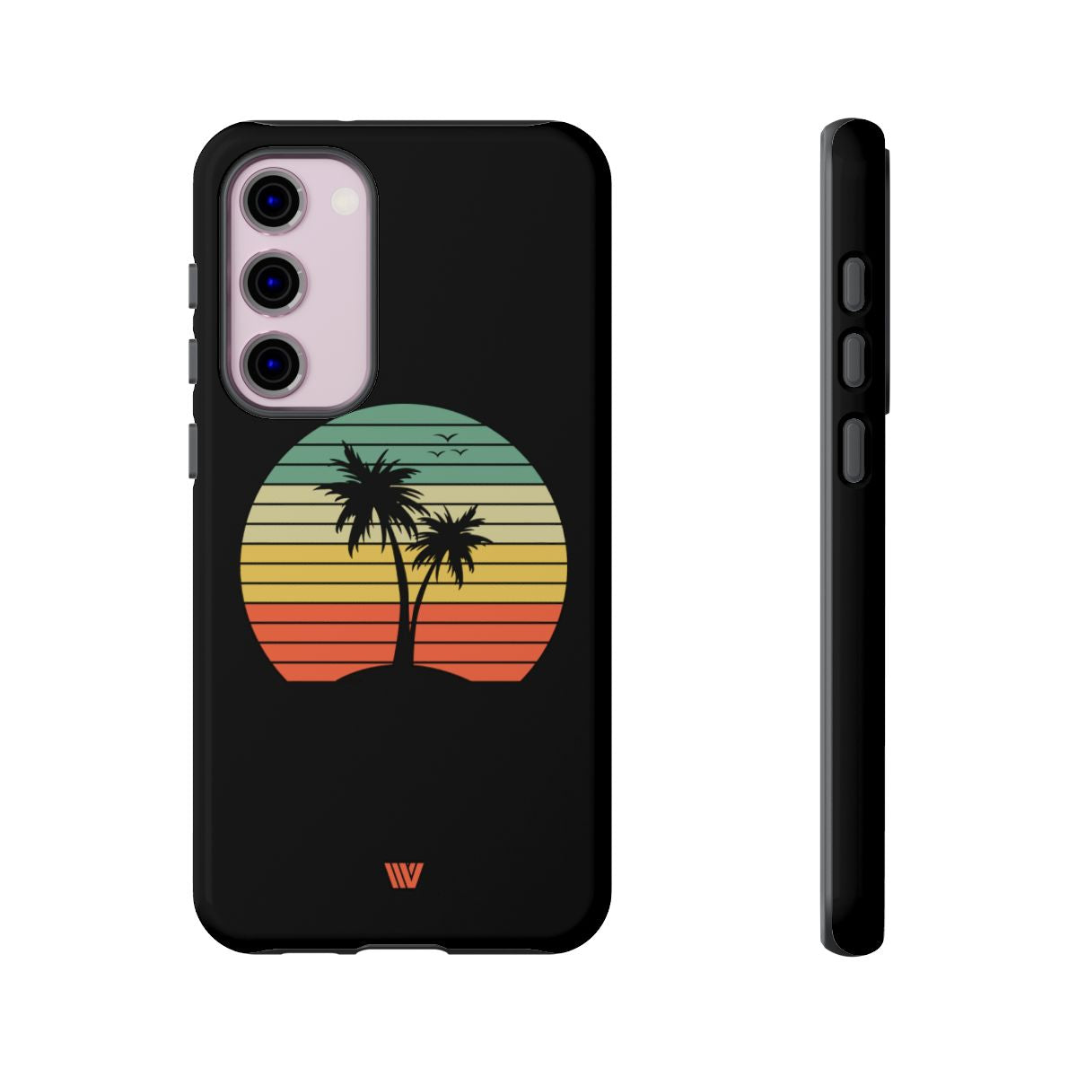 Retro Palms Tough Phone Case – Samsung Galaxy S23 Plus, Glossy