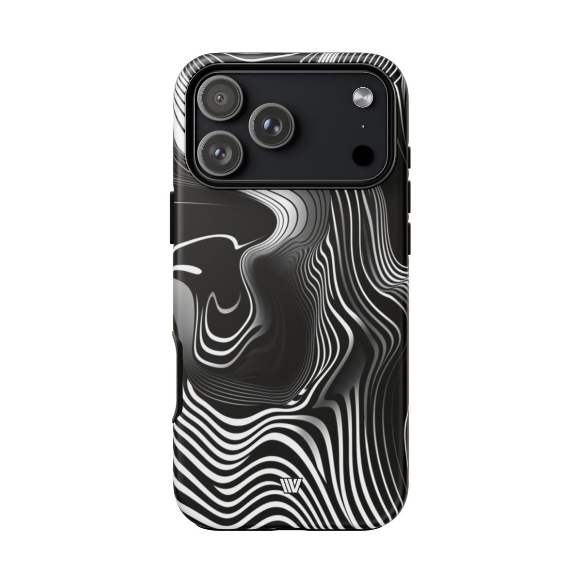 Abstract Zebra Stripes Tough Phone Case – iPhone 18 Pro Max, Matte