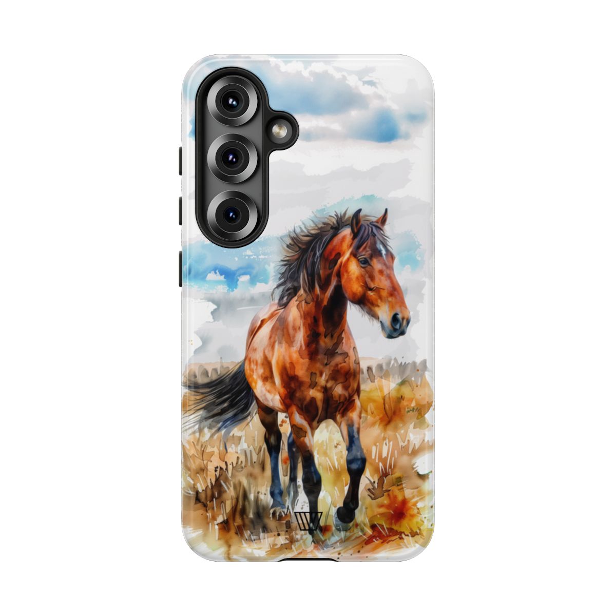 Watercolor Horse Tough Phone Case – Samsung Galaxy S25, Glossy