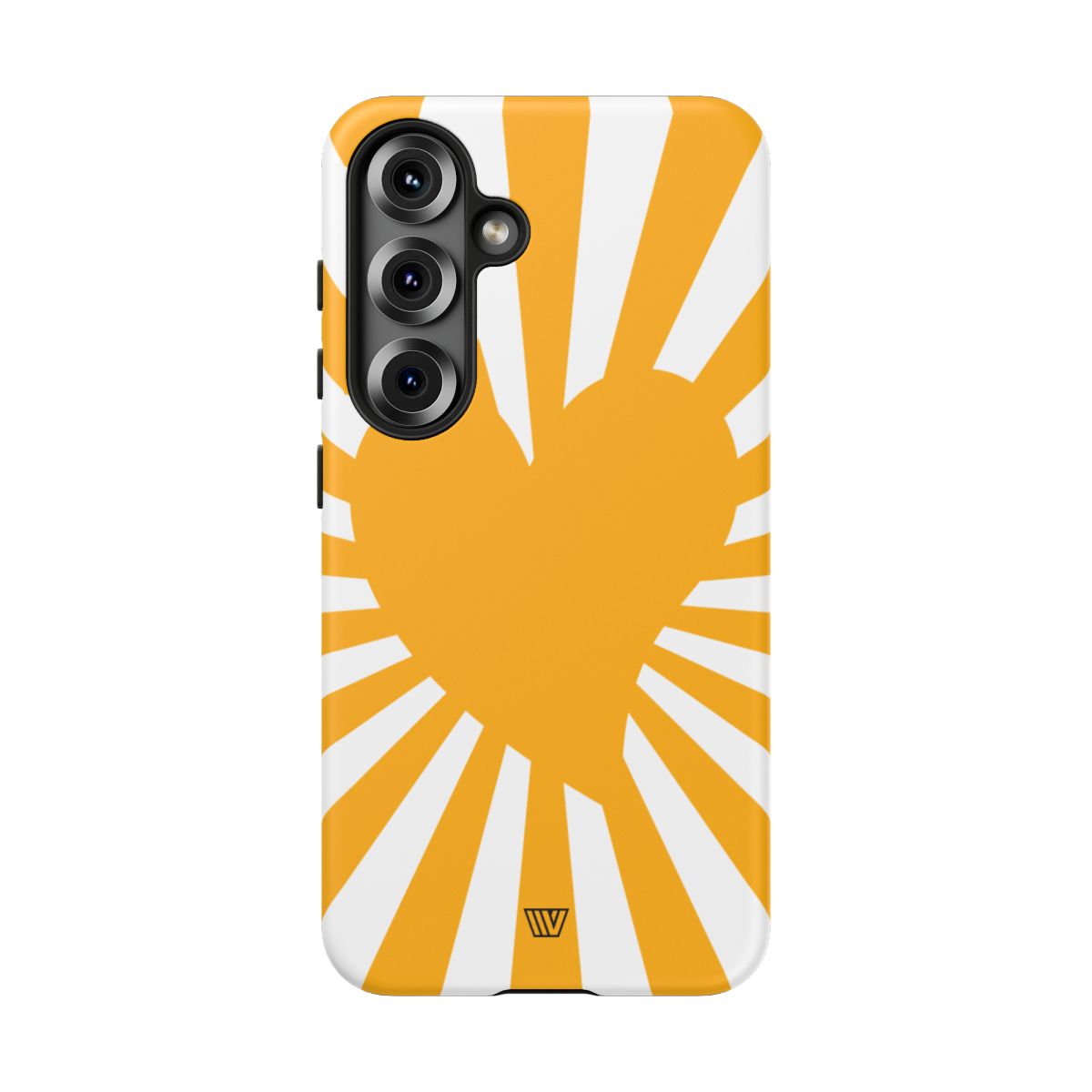 Heart Sun Rays Tough Phone Case – Samsung Galaxy S25, Matte