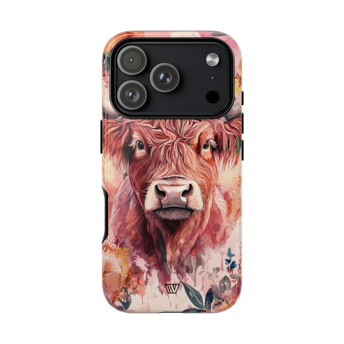 Highland Cow Tough Phone Case – iPhone 18 Pro, Glossy