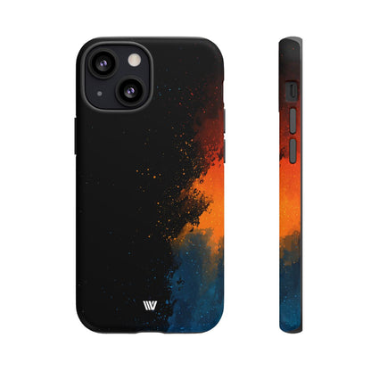 Void Splatter Tough Phone Case – iPhone 13 Mini, Matte