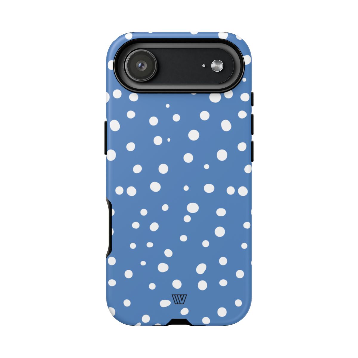 Dusty Blue Dots Tough Phone Case – iPhone 17 Air, Matte