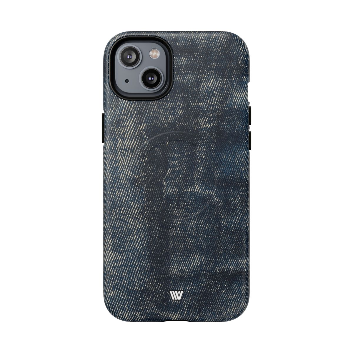 Faded Denim MagSafe Tough iPhone Case – iPhone 14 Plus, Matte