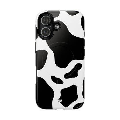 Cow Print MagSafe Tough iPhone Case – iPhone 17, Glossy