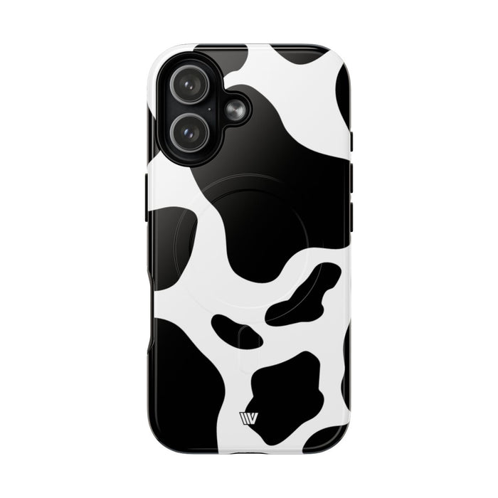 Cow Print MagSafe Tough iPhone Case – iPhone 17, Glossy