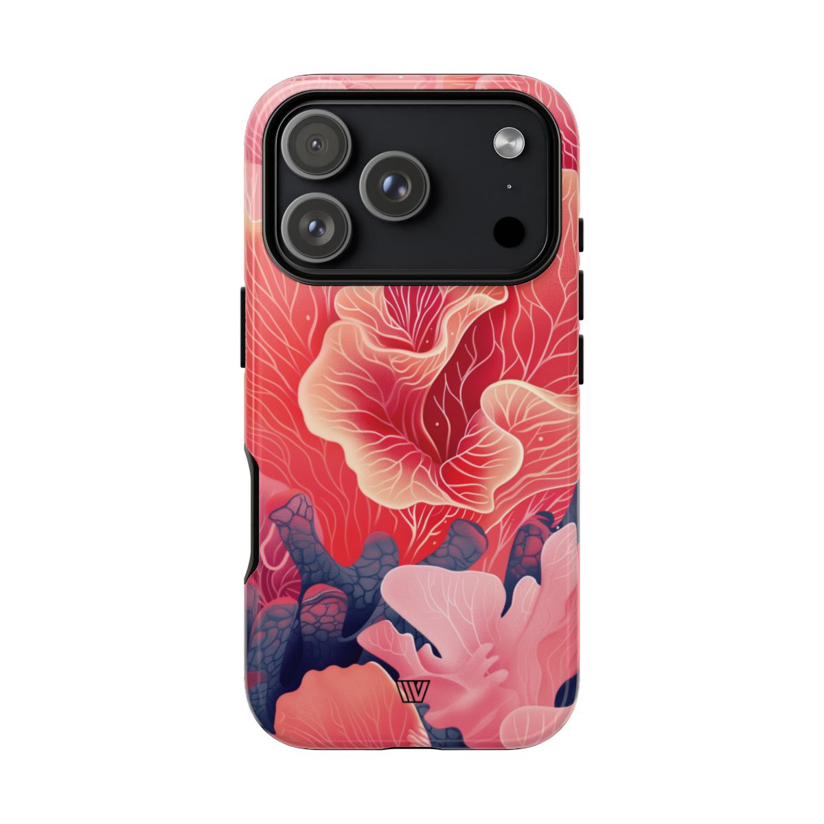 Pink Coral Tough Phone Case – iPhone 17 Pro, Glossy