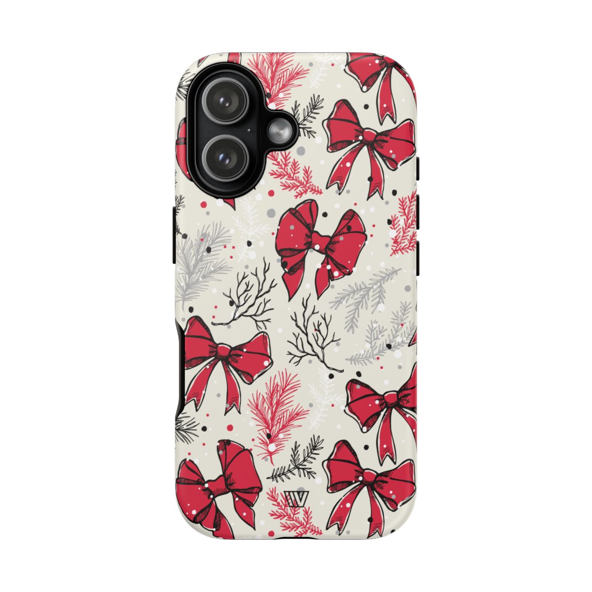 Winter Bows Tough Phone Case – iPhone 17, Matte