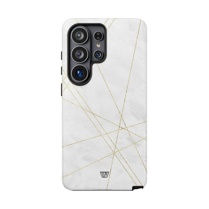 Gold Lines Tough Phone Case – Samsung Galaxy S26 Ultra, Glossy