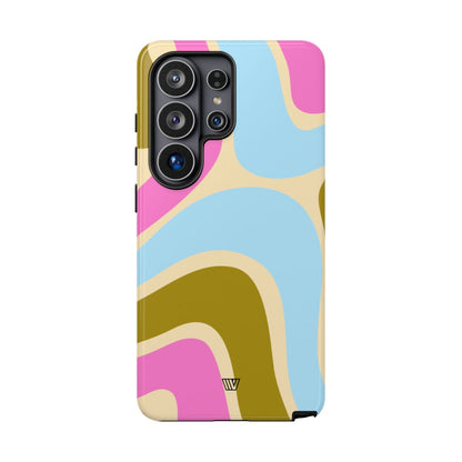 Large Groovy Waves Tough Phone Case – Samsung Galaxy S26 Ultra, Glossy