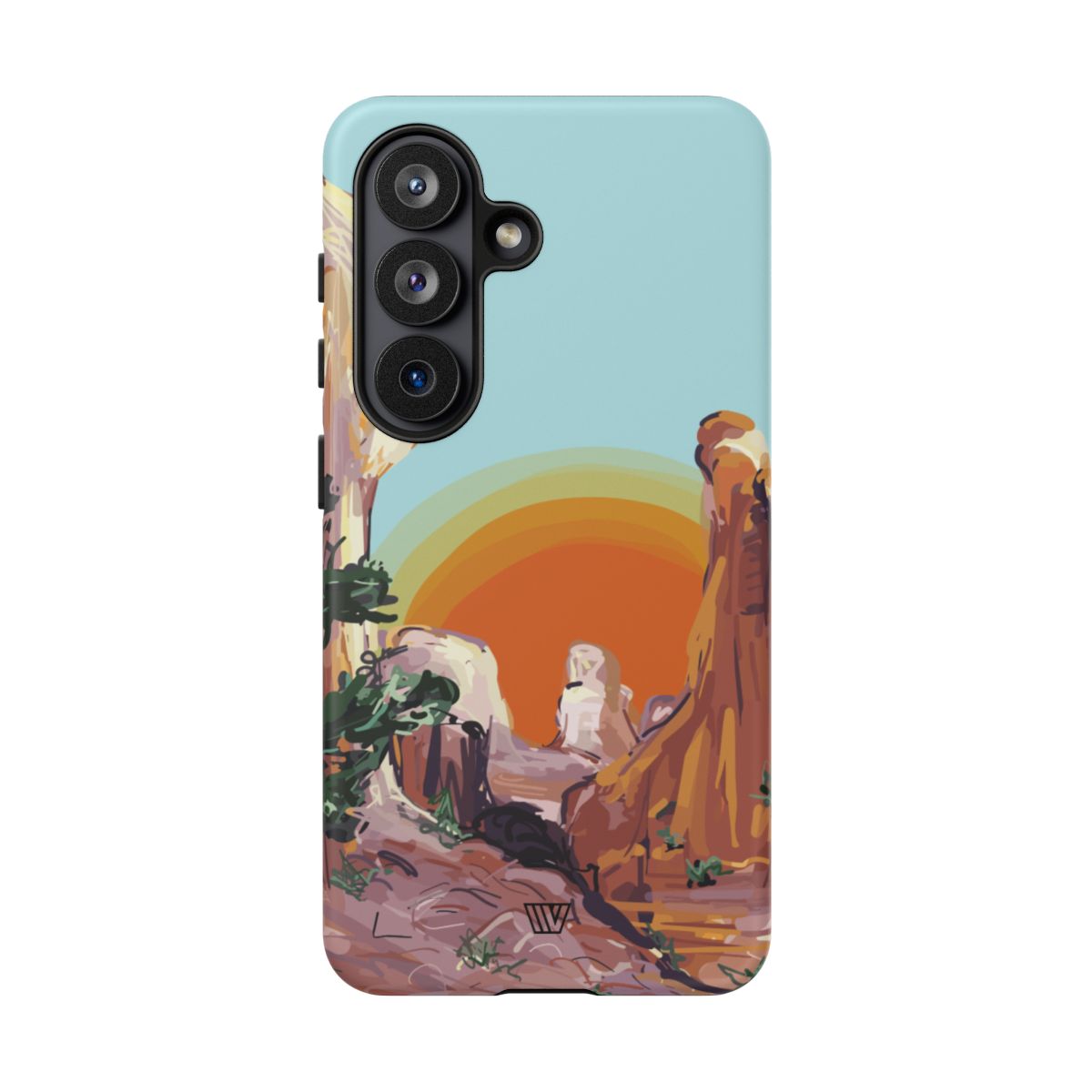 Desert Sunrise Trovvve x Earth Formations Tough Phone Case – Samsung Galaxy S26, Matte