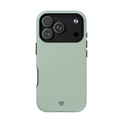 Pastel Green Solid MagSafe Tough iPhone Case – iPhone 18 Pro, Matte