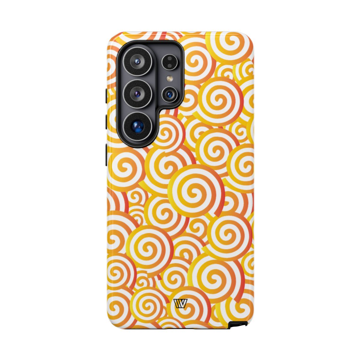 Abstract Spiral Orange Tough Phone Case – Samsung Galaxy S26 Ultra, Glossy