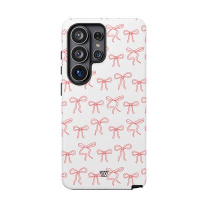 Red Ribbon Charm Tough Phone Case – Samsung Galaxy S26 Ultra, Glossy
