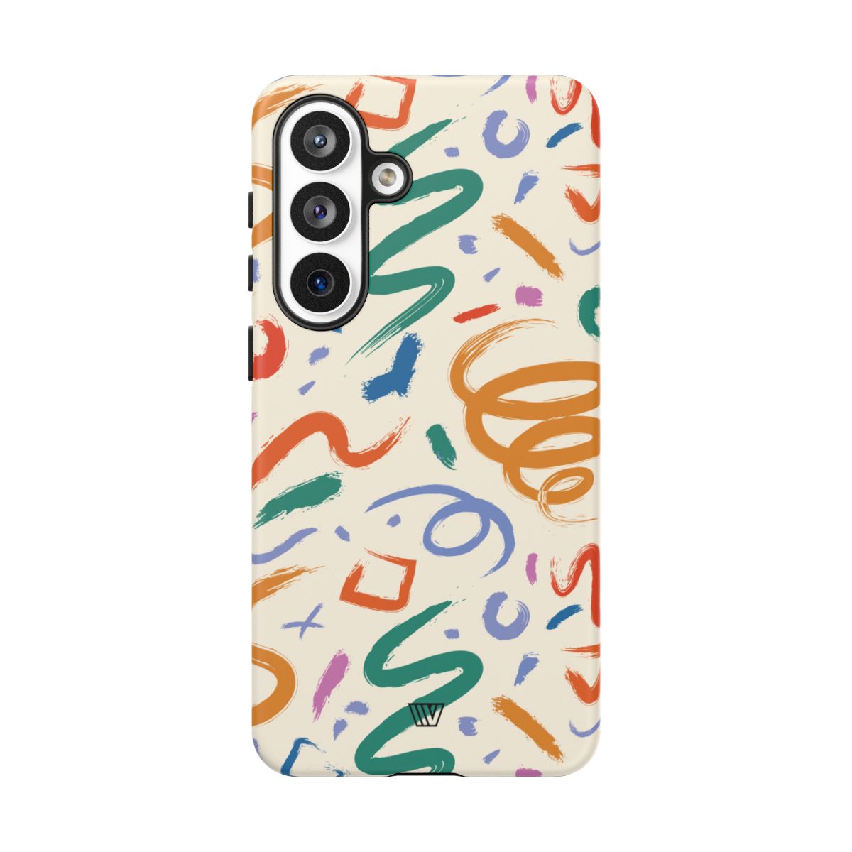 Doodle Brush Strokes Tough Phone Case – Samsung Galaxy S26 Plus, Matte